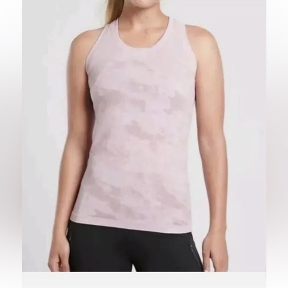 Athleta Momentum Seamless Tank - Pink Camo - Picture 1 of 6